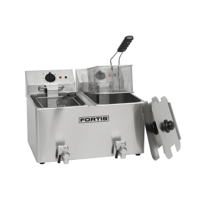 Електрична фритеза со вентил 2x8l. EFR88V - Image 1